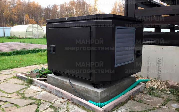 Монтаж FUBAG 8500 в кожухе